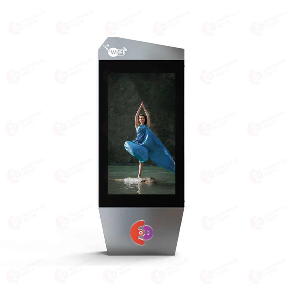 Double Sided Digital Advertising Kiosk 49 inch - edigital-signage